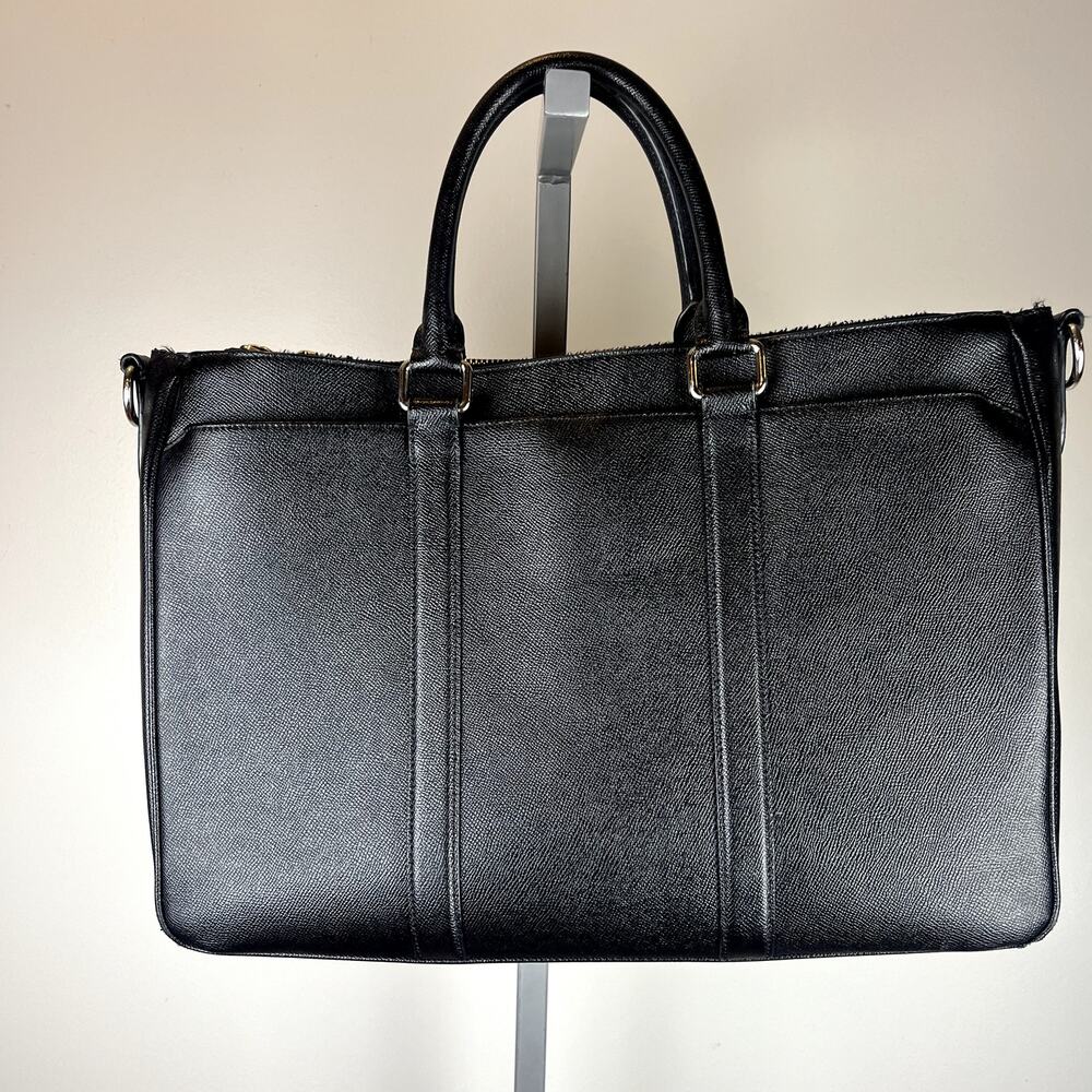 COACH Metropolitan Double Zip Business Case - Black - Picture 2 of 7